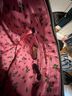 Hello 100% Leather Stripes Black White Pink Leather Tote One size - photo 3