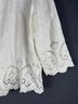 Chico's 100% Linen 100% Polyester White Jacket Size 3 - photo 3