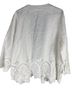 Chico's 100% Linen 100% Polyester White Jacket Size 3 - photo 2