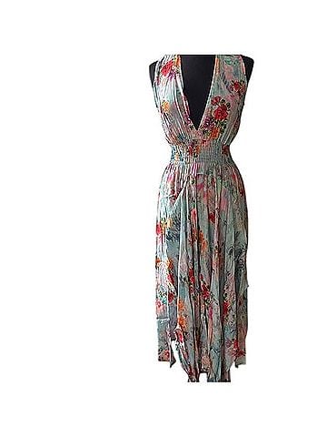 Tolani Floral Halter Maxi Dress Casual Dress (view 1)
