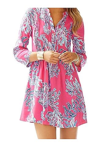 Lilly Pulitzer Sarasota Pintuck Tunic Casual Dress (view 1)