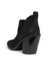 Jeffrey Campbell Snake Print Black Boots Size 7 - photo 3