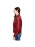 IRO 100% Lambskin 100% Rayon Burgundy Leather Jacket Size M - photo 4