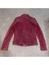 IRO 100% Lambskin 100% Rayon Burgundy Leather Jacket Size M - photo 12