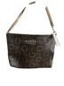 Guess Print Brown Leather Clutch One size - photo 1