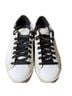P448 100% Leather White Brown Sneakers Size 8 - photo 1