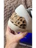 P448 100% Leather White Brown Sneakers Size 8 - photo 4