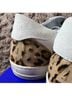 P448 100% Leather White Brown Sneakers Size 8 - photo 11