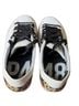 P448 100% Leather White Brown Sneakers Size 8 - photo 2