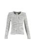 IRO Marled Gray White Blazer Size 4 - photo 1