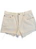 Levi's White Denim Shorts Size 31 waist - photo 1