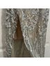 Custom Designed Silver Tan Cocktail Dress Size L - photo 6