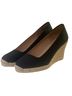 J.Crew Black Wedges Size 8 - photo 2