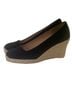 J.Crew Black Wedges Size 8 - photo 1