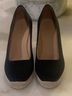 J.Crew Black Wedges Size 8 - photo 3