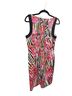 Boston Proper Floral Zebra Print Multi Color Cocktail Dress Size 10 - photo 3