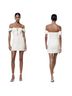 Zara White Casual Dress Size L - photo 1