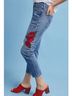 Levi's 100% Cotton Floral Blue Jeans Size 25 - photo 8