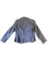 Coldwater Creek 100% Leather 100% Polyester Blue Jacket Size 6 - photo 2