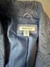 Coldwater Creek 100% Leather 100% Polyester Blue Jacket Size 6 - photo 3