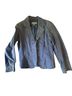 Coldwater Creek 100% Leather 100% Polyester Blue Jacket Size 6 - photo 1