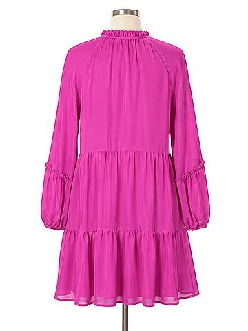Vince Camuto Arresting Orchid Tiered Dress Casual Dress (view 2)