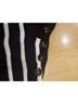 Sézane Stripes White Blue Pullover Sweater Size XXS - photo 4