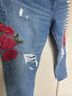 Levi's 100% Cotton Floral Blue Jeans Size 25 - photo 10