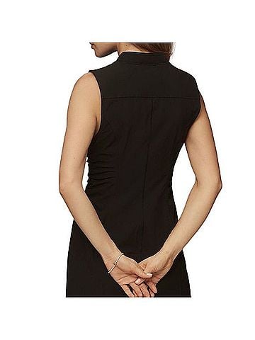 Anthropologie Daily Practice Shirred Mini Dress Casual Dress (view 2)