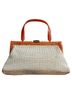 Whiting & Davis Brown Tan Clutch One size - photo 1