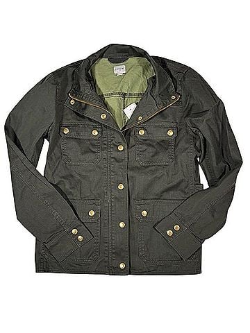 J.Crew Factory Store Resin-Coated Twill Field Jacket Jacket (view 1)