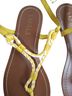 Ralph Lauren Yellow Brown Sandals Size 7 1/2 - photo 2