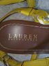 Ralph Lauren Yellow Brown Sandals Size 7 1/2 - photo 7