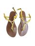 Ralph Lauren Yellow Brown Sandals Size 7 1/2 - photo 6