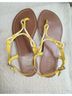 Ralph Lauren Yellow Brown Sandals Size 7 1/2 - photo 14
