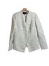 Lafayette 148 New York Solid White Green Blazer Size 8 - photo 1