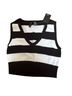 Mixit Stripes Black White Vest Size M - photo 3