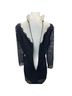 Sandro 100% Polyester 100% Polyamide Floral Black White Cocktail Dress Size 6 - photo 7