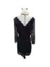 Sandro 100% Polyester 100% Polyamide Floral Black White Cocktail Dress Size 6 - photo 2