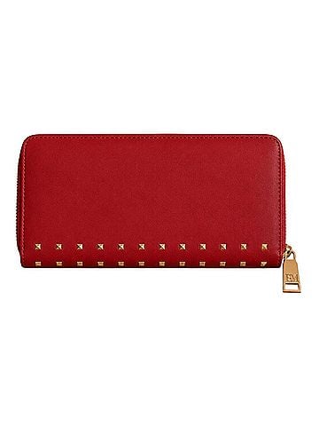 Badgley Mischka Square Studs Long Leather Wallet (view 2)