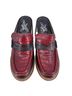 Freebird by Steven 100% Leather Camo Red Burgundy Mule/Clog Size 6 - photo 1
