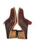 Freebird by Steven 100% Leather Camo Red Burgundy Mule/Clog Size 6 - photo 6