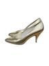 Stuart Weitzman 100% Leather Solid Gold Heels Size 7 1/2 - photo 1