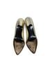 Stuart Weitzman 100% Leather Solid Gold Heels Size 7 1/2 - photo 5