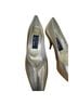 Stuart Weitzman 100% Leather Solid Gold Heels Size 7 1/2 - photo 6