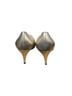 Stuart Weitzman 100% Leather Solid Gold Heels Size 7 1/2 - photo 4