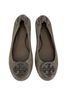 Tory Burch 100% Leather Gray Flats Size 8 1/2 - photo 1