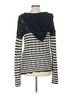Roxy Stripes Black White Pullover Hoodie Size L - photo 2