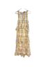 Cinq à Sept 100% Polyester Plaid White Pink Yellow Blue Orange Burgundy Casual Dress Size 6 - photo 1