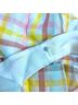 Cinq à Sept 100% Polyester Plaid White Pink Yellow Blue Orange Burgundy Casual Dress Size 6 - photo 11